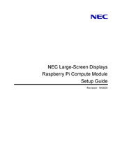 NEC MultiSync P554 Setup Manual