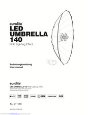 EuroLite LED Umbrella 140 User Manual