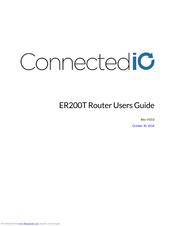 ConnectedIO ER200T Instructions Manual