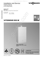 Viessmann WB1A Series Installation And Service Instructions Manual