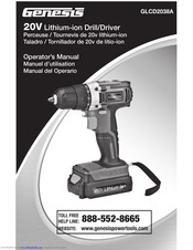 Genesis GLCD2038A Operator's Manual