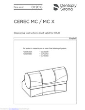Dentsply Sirona CEREC MC Operating Instructions Manual