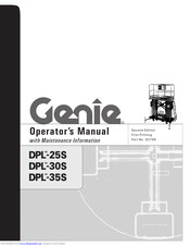 Genie DPL-25S Operator's Manual