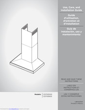ELICA Stoney EST636SS Use, Care And Installation Manual