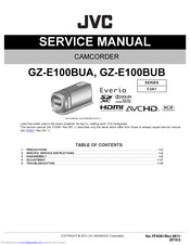JVC GZ-E100BUB Service Manual