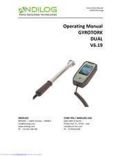 ANDILOG GYROTORK DUAL Operating Manual