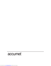 Accumet AP74 Operating Instructions Manual