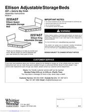 Whittier Wood Furniture 2237AST Assembly Instructions Manual