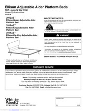 Whittier Wood Furniture 3912AST Assembly Instructions Manual