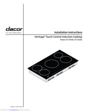 Dacor Heritage HICT305BG Installation Instructions Manual