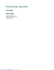 Siemens SITRANS FEC920 User Manual