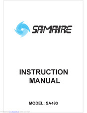 Samaire SA493 Instruction Manual