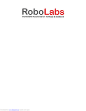 RoboLabs ROBOJETFLOSS RENT ACB-09-120-R Operation Manual