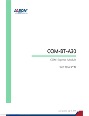 Aaeon COM-BT-A30 User Manual