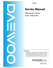 Daewoo KOR-6L9R5S Service Manual