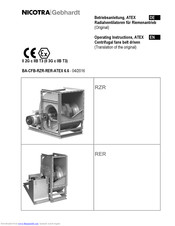 Nicotra RER 0400-2G Operating Instructions Manual