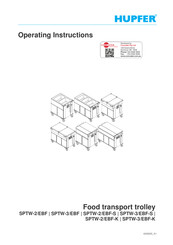 Hupfer SPTW-2/EBF-K Operating Instructions Manual