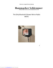 Hammacher Schlemmer 86591 User's Manual & Operating Manual