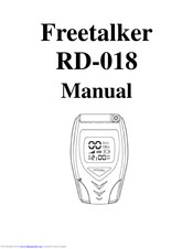 Freetalker RD-018 Manual