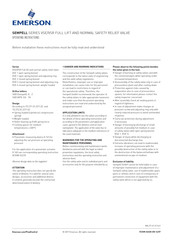 Sempell VSE 4 Operating Instructions Manual