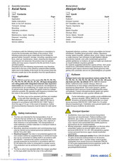 Ziehl-Abegg FA Series Assembly Manual