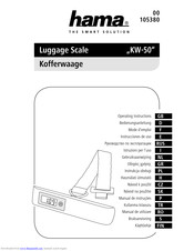 Hama KW-50 Operating Instructions Manual