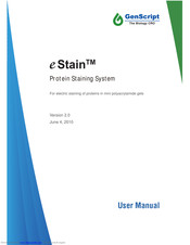 GenScript eStain User Manual