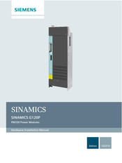 Siemens SINAMICS G120P PM330 Installation Manuals