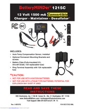 BatteryMINDer 1215C Instruction Manual
