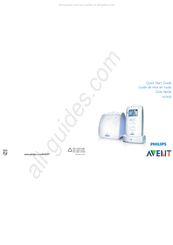 Philips Avent DECT baby monitor SCD520 Quick Start Manual