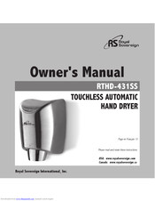 Royal Sovereign RTHD-431SS Owner's Manual
