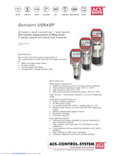 ACS contsys Sonicont USN4SP Technical Manual