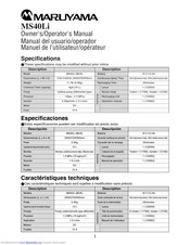 Dramm BP-4Li Owner's/Operator's Manual