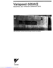 YASKAWA Varispeed-505WII Manual