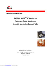 G4S Patrol Suite PMD Manual Supplement