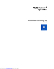 Multi Channel Systems PGA64 Manual