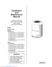 Johnson Controls (H Installation And Maintenance Manual