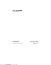 Electrolux MCD3880EM User Manual