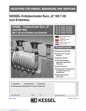 KESSEL 93020.120 Installation And Operating Instructions Manual
