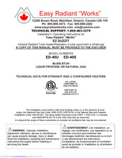 Easy Radiant Works EZ DUZZIT Operating Instructions Manual