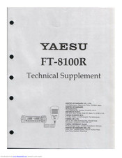 Yaesu FT-8100R Technical Supplement