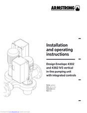 Armstrong Design Envelope 4302 Installation & Operating Instructions Manual