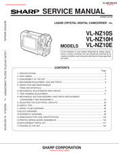 Sharp VL-NZ10E Service Manual