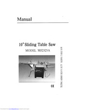MacMah MJ2325A Owner's Manual
