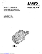 Sanyo VM-EX370P Instruction Manual