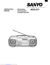 Sanyo MCD-Z1F Instruction Manual