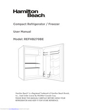 Hamilton Beach Refhb270be Manuals Manualslib