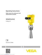 Vega VEGAPULS 62 Operating Instructions Manual