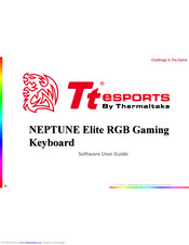 Tt eSPORTS NEPTUNE Elite RGB Software User's Manual