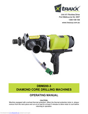 TRAXX DBM200-3 Operating Manual